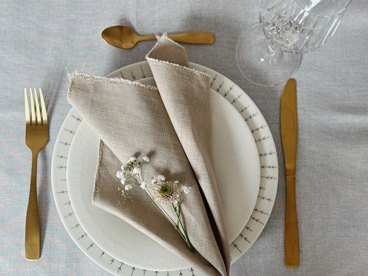 Lautasliina beige